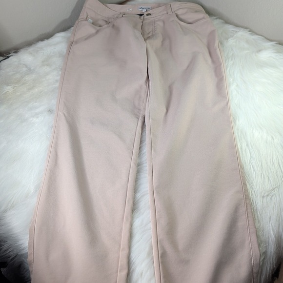 Peter Millar Other - Peter Millar Khaki Chino Pants Size (35x32) Straight Leg Golf Comfort Travel